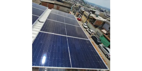 Sistema de energia solar on-grid instalado em Vila São João - São João de Meriti - RJ (foto 5 de 5)